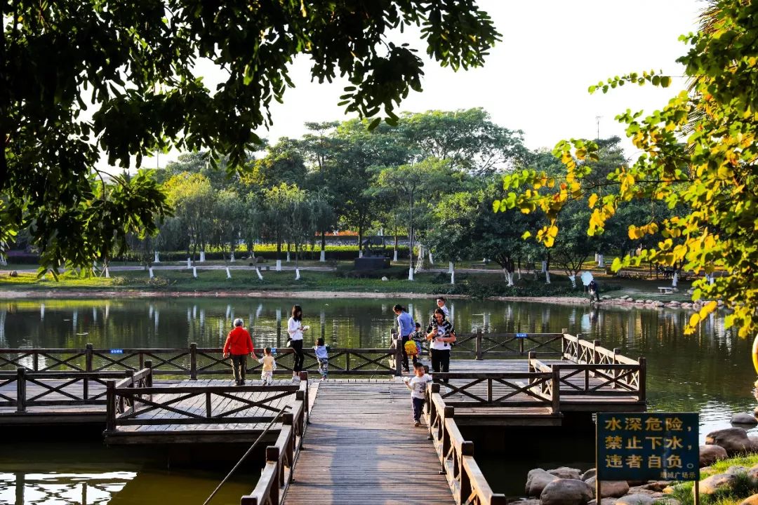 到儿童公园遛娃,到增城广场运动 到增江画廊骑行,到荔湖徒步 跳广场舞
