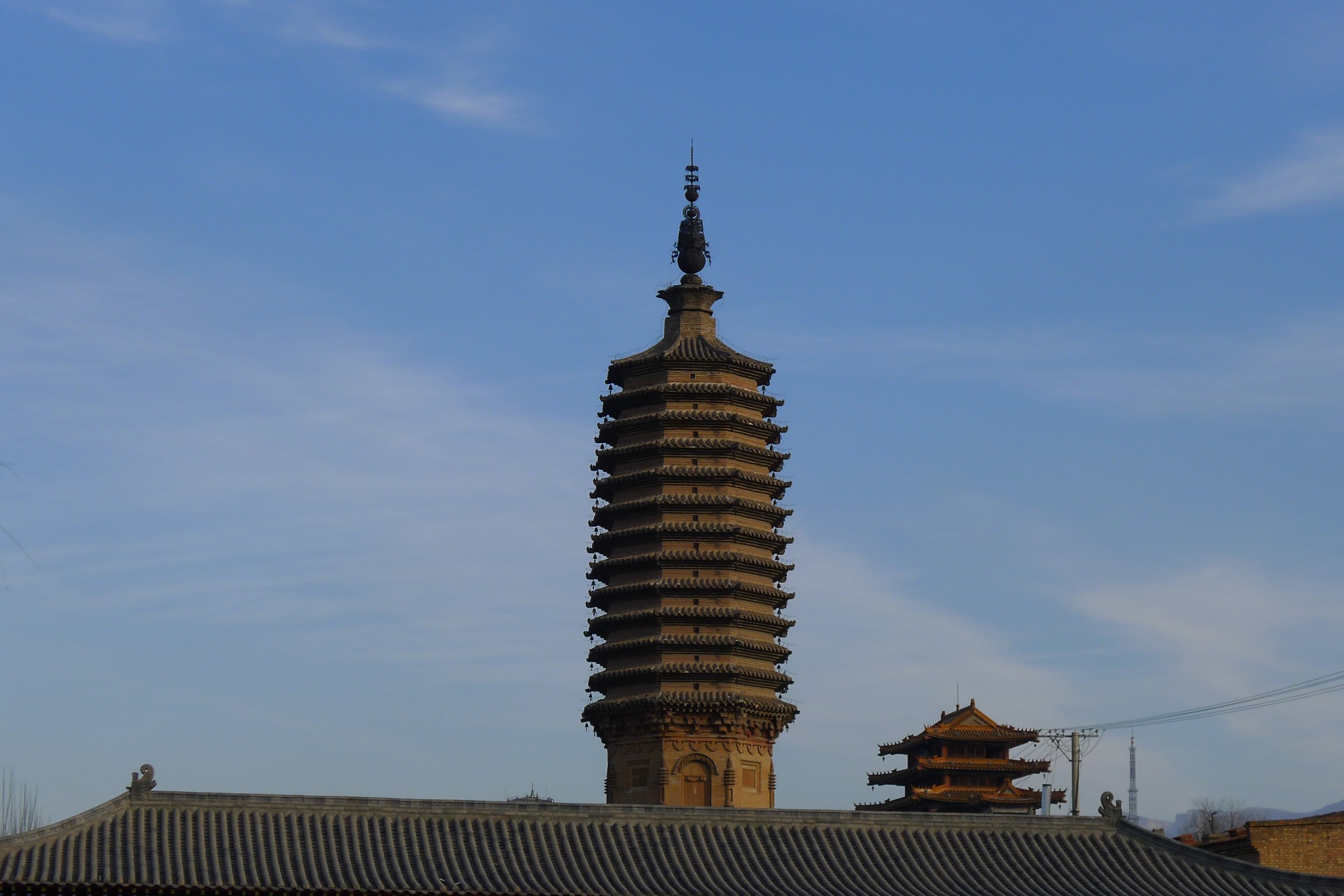 辽代的南安寺塔,如今是蔚县的标志性建筑