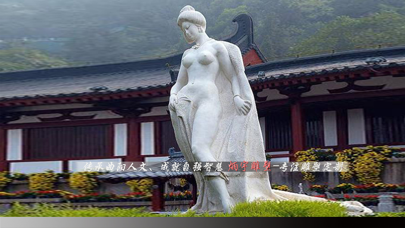 玉环羞花|四大美女"杨贵妃"雕像