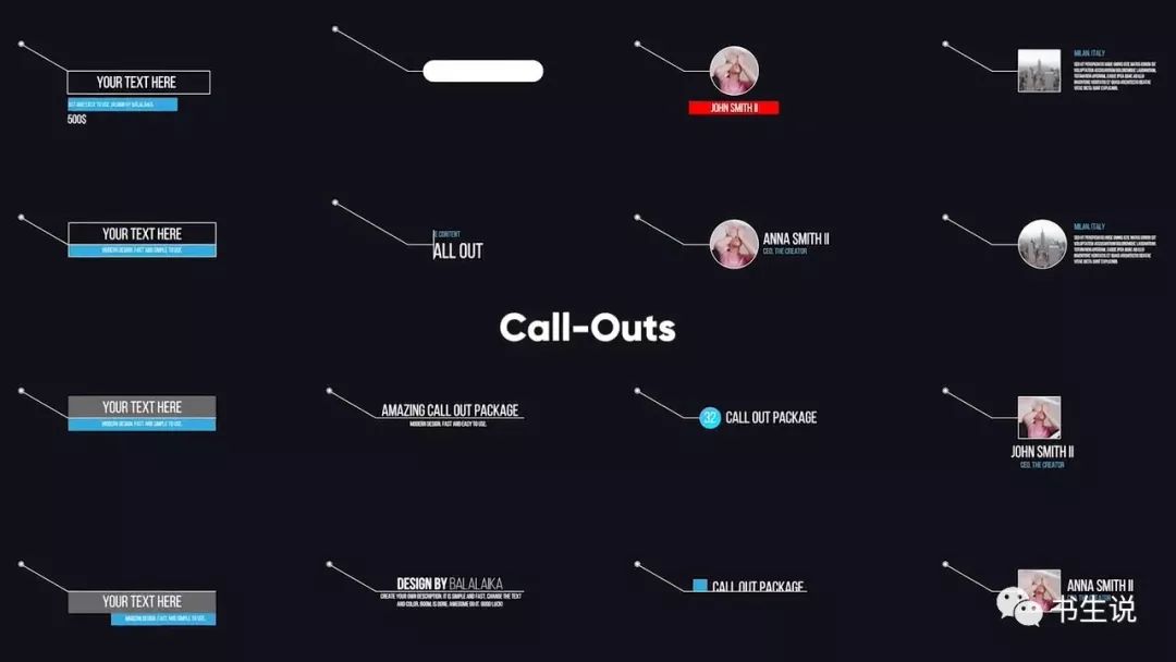 标题渐变背景图形运动预设pr模板   水墨炫光粒子烟雾噪波4k视频素材