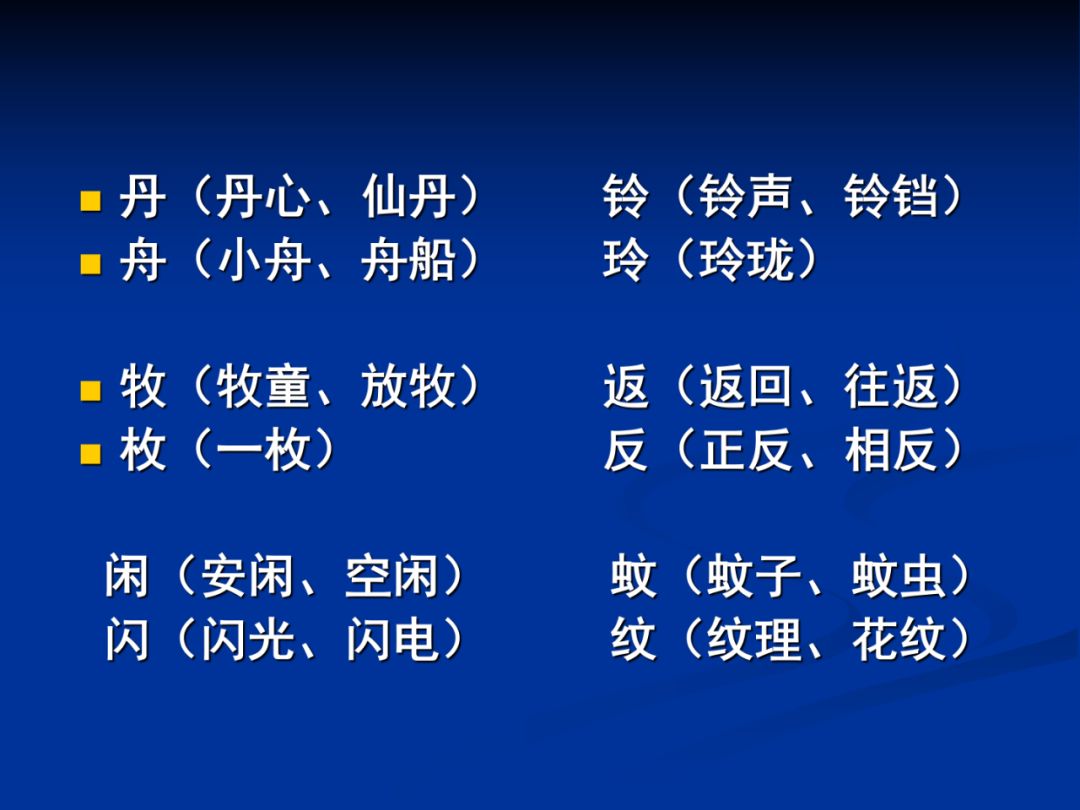 部编语文三年级上册形近字组词合集,孩子