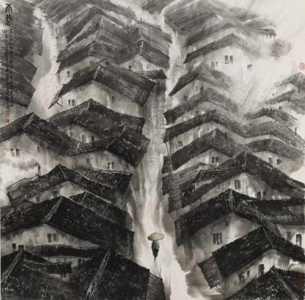 何怀硕首次大陆个展:寄情造境