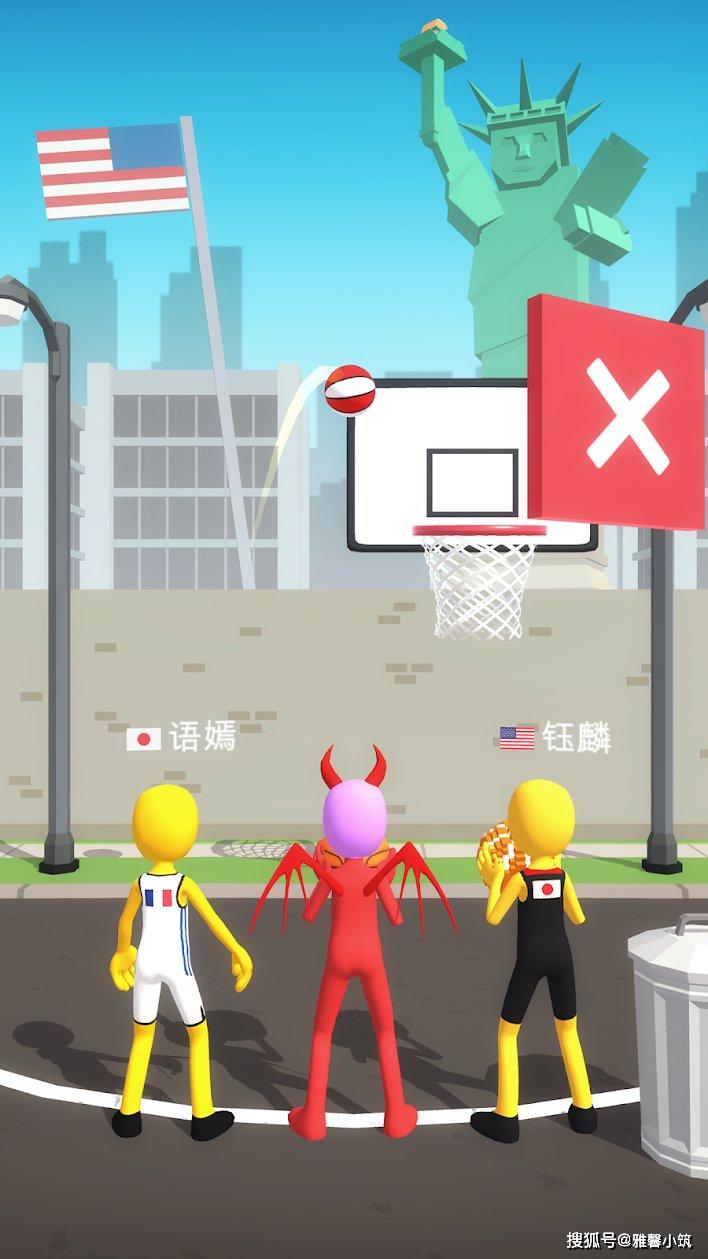 国外著名手游公司巫毒投篮新品《FiveHoops》引领全新潮流