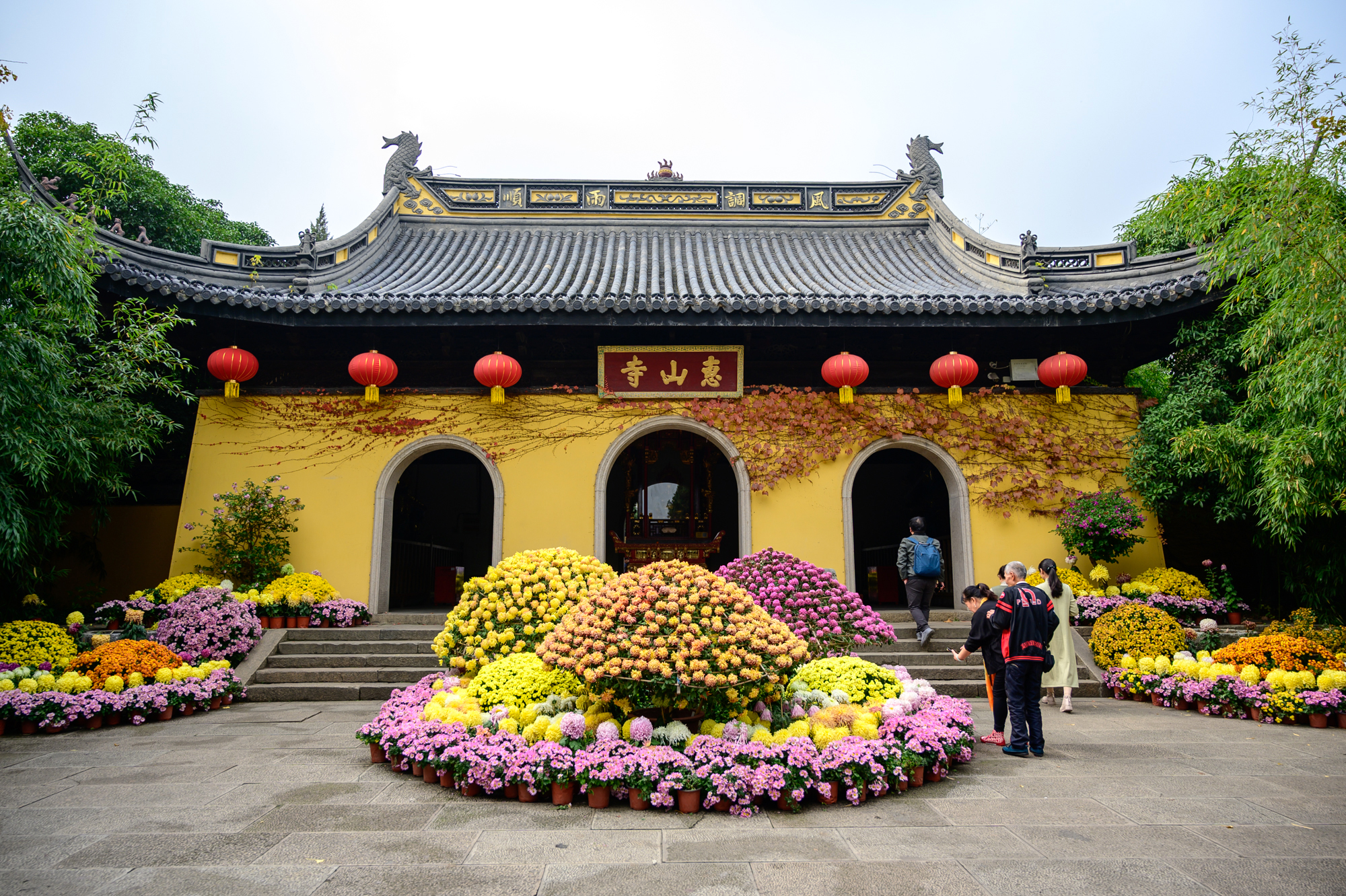 无锡排名第一的古寺，至今1500多年历史，寺前有一棵600年古银杏