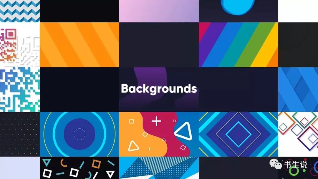 标题渐变背景图形运动预设pr模板   水墨炫光粒子烟雾噪波4k视频素材