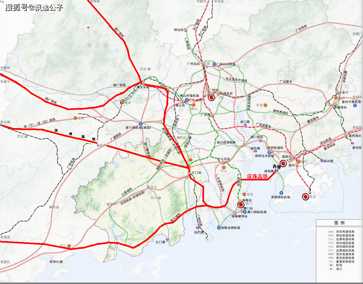 深珠通道公铁两用,深珠铁路4线铁路,深珠高铁会提前建设嘛?