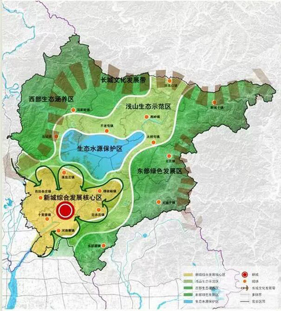 密云分区规划获批 建设宜居宜业宜游的山水新城