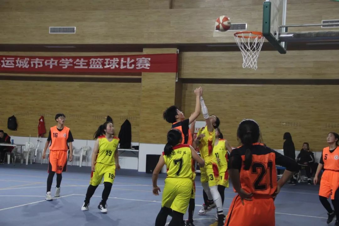 2019年全市中学生篮球比赛成绩高中男子组第一名 康杰中学第二名 运城