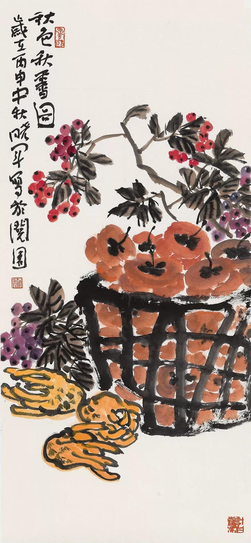 "心花"2019李晓军中国画作品展在京举办_花鸟画