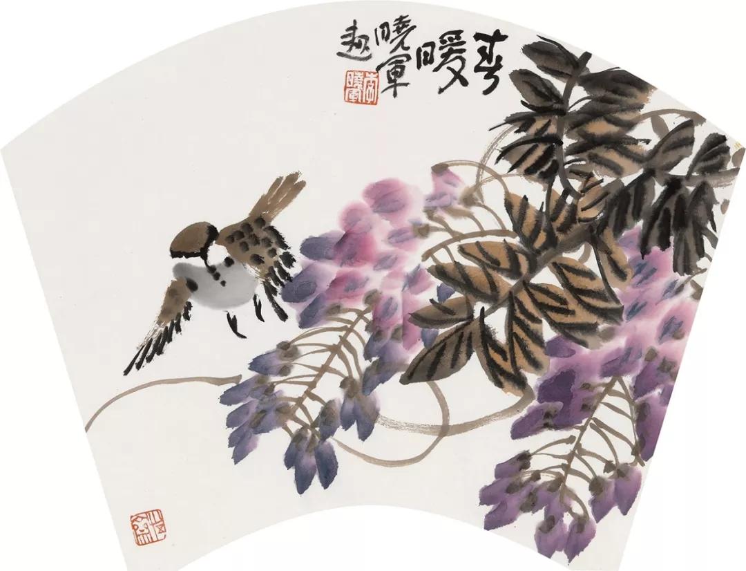 "心花"2019李晓军中国画作品展在京举办_花鸟画