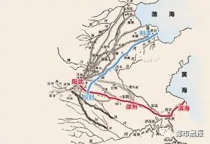 1194年,黄河于阳武(今河南原阳)决口,改道流经徐州(红线)