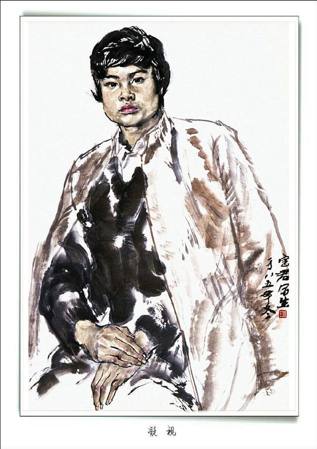 阳刚雄健周宝军水墨人物画