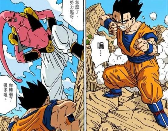 原创龙珠贝吉特不变成超级赛亚人面对魔人布欧还能轻松打败吗