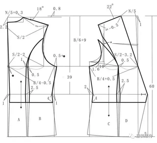 西服套装的制版教程结构制图与工艺要求才智服装