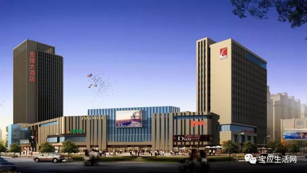 宝应金源广场:金陵酒店2020年试营业;电影城已落户;大润发正在起草