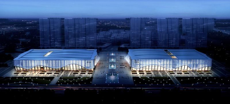 官媒发布:比肩一线城市标准的地标级体育中心,预计明年运营_新乡
