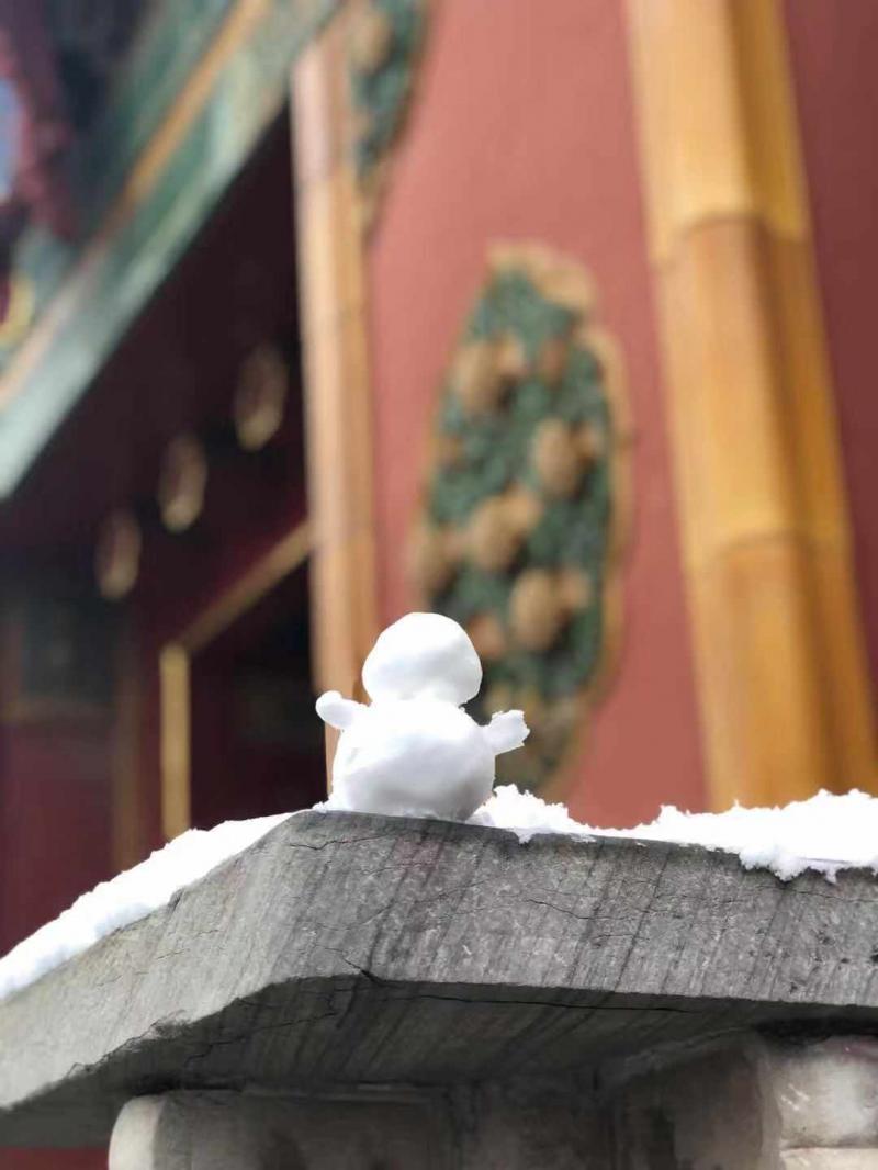 故宫初雪景观火了，今日8万张门票已售罄