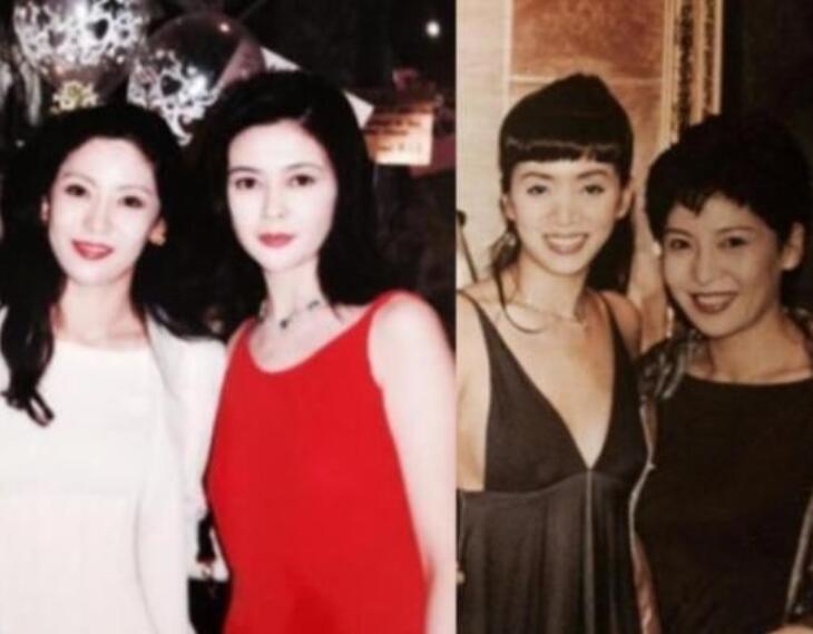 向太太25岁与明星合影旧照,颜值不输明星,气质堪比梅艳芳