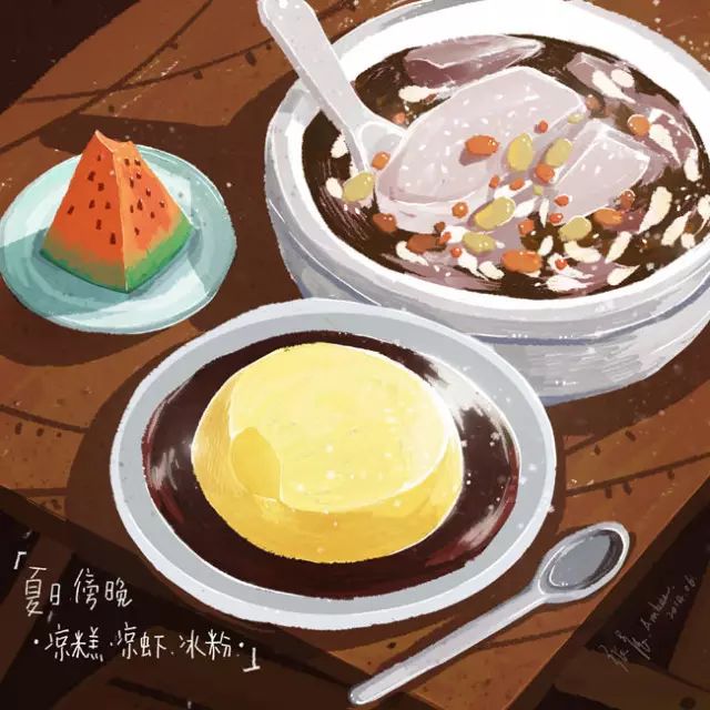 当插画师把家乡美食绘成画居然这么棒