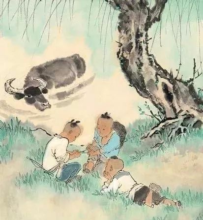 两个古人背对背拿着书卷猜成语_背对背图片(2)