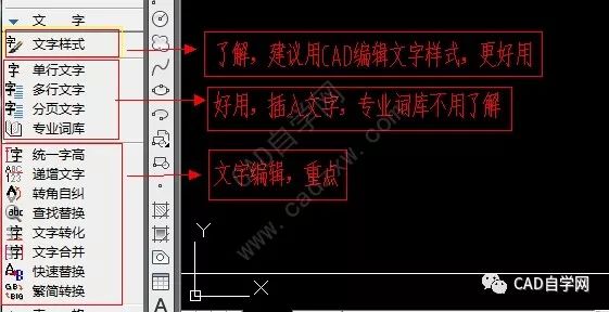 文字样式常用来调节已经设置好的字体,比如字体替代.