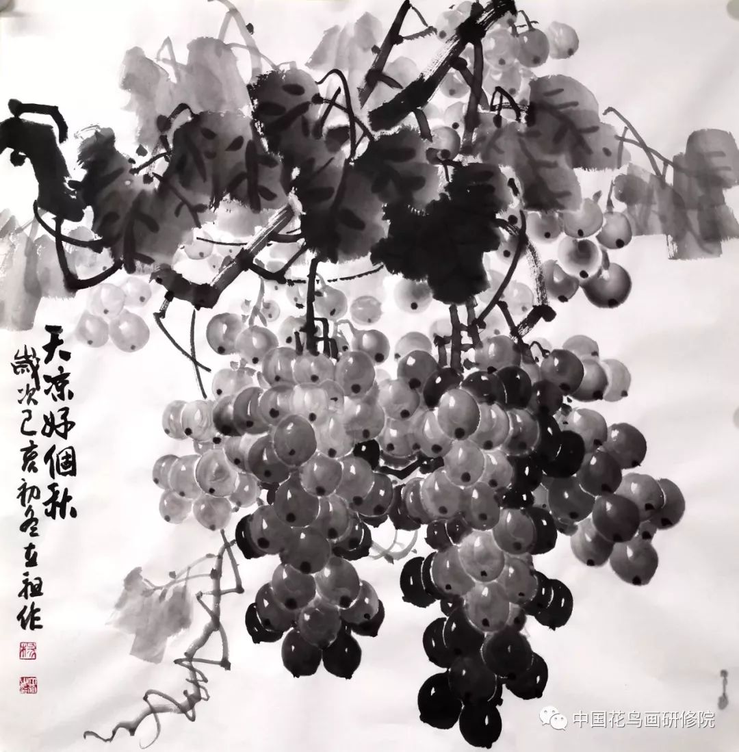 中国花鸟画研修院年终创作研修班第一期开学!_杨立祖