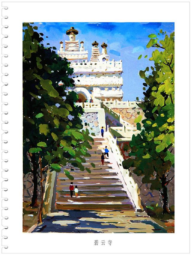 明快韵致 -- 李宗儒水粉风景画_天津