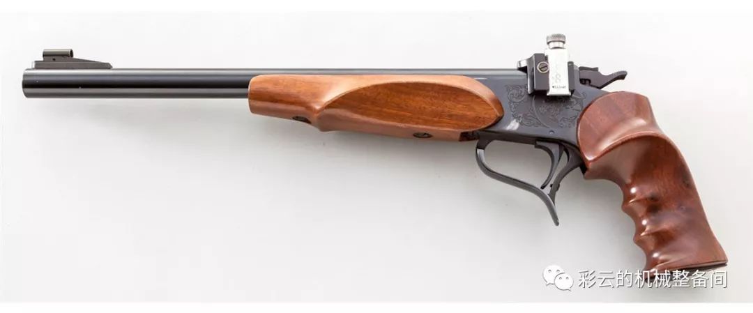 357maxmag弹的thompson / center"竞争者"单发手枪,一种制式"单打一"
