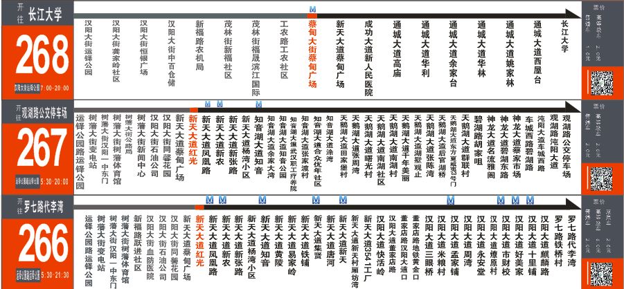 蔡甸最新公交线路大全人手一份建议收藏附39条公交线路图