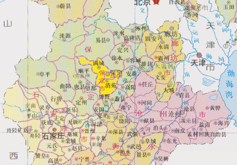原创河北省的保定市,曾经的省会城市,为何能够下辖22个县?