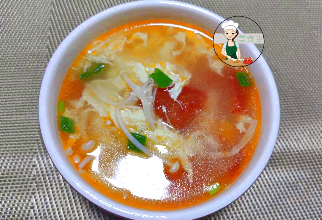 番茄金针菇三鲜汤的做法