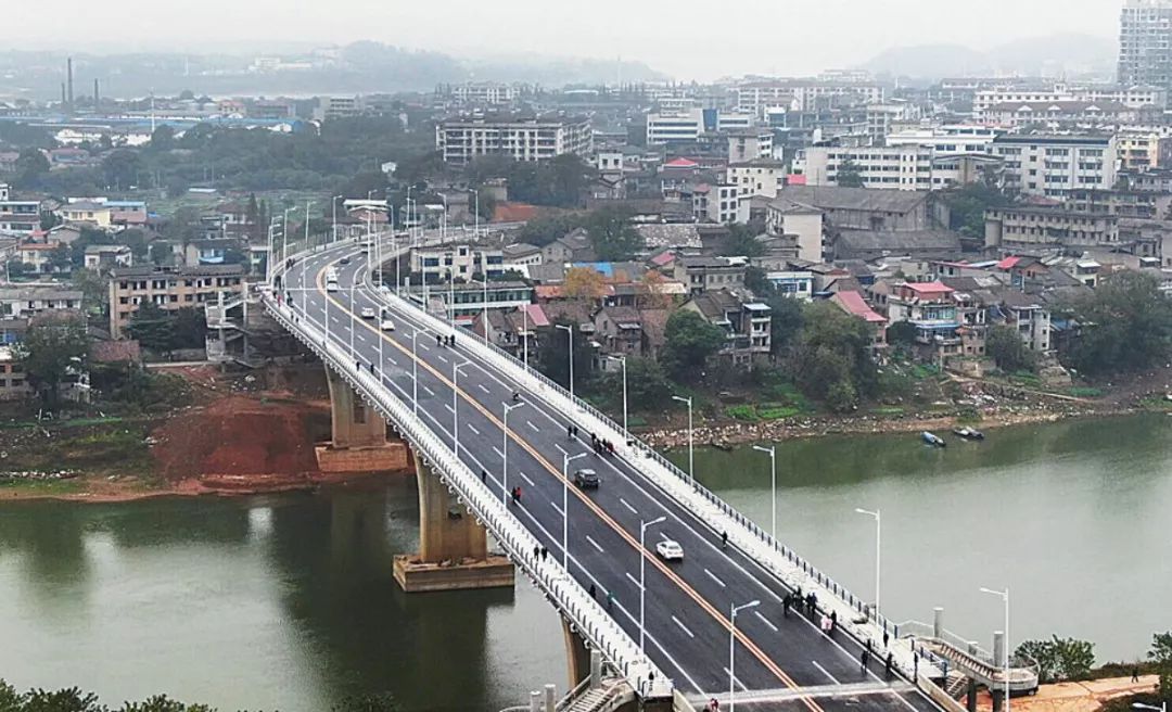 渌水二桥通车,连通渌口镇和南洲新区