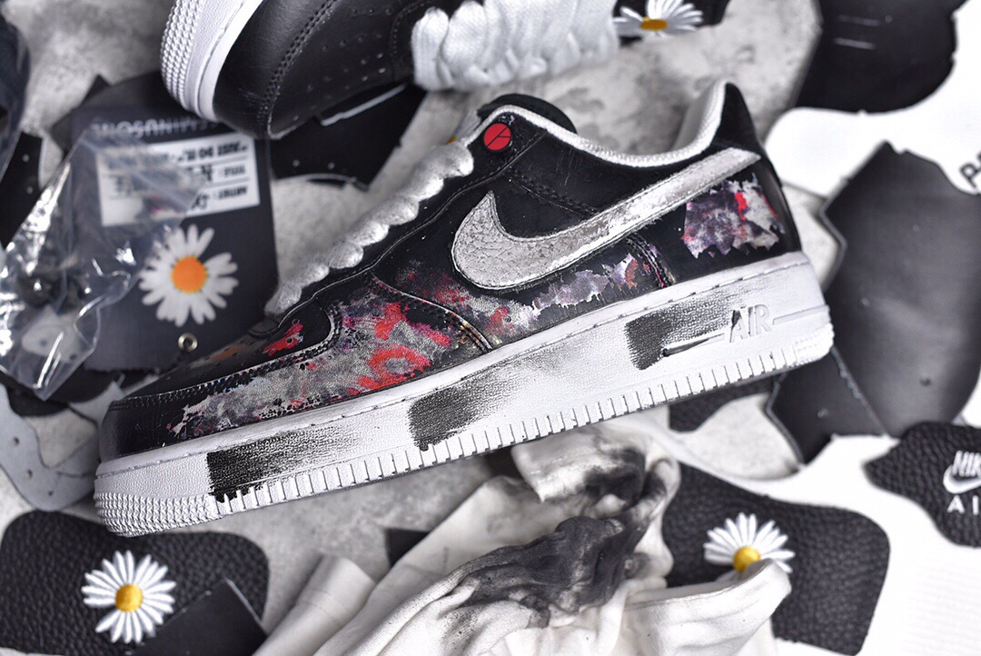 权志龙 gd-peaceminusone x nike air force 1 雏菊空军一号刮刮乐