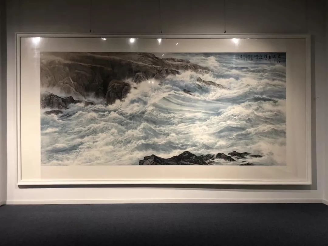 巨龙踏浪而吟中国梦61光明行大河上下徐惠君作品展盛大启幕