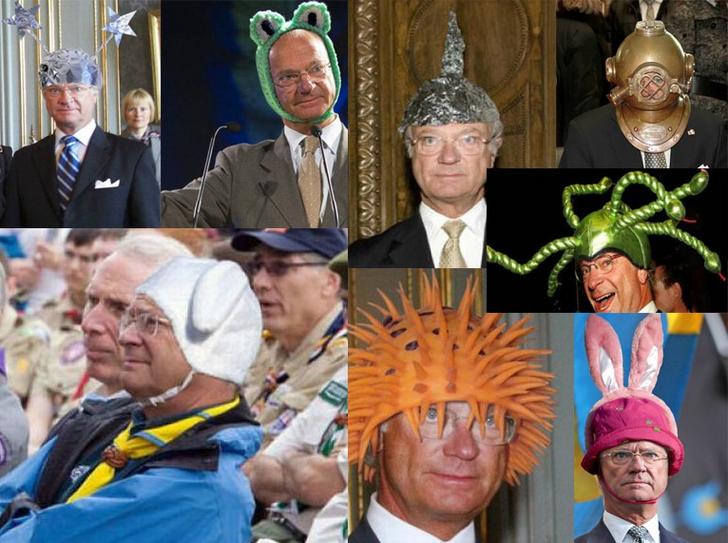 73歲瑞典國王超怪穿搭癖好，超愛帶兔耳朵!穿西裝也要搞怪 熱門 第10張