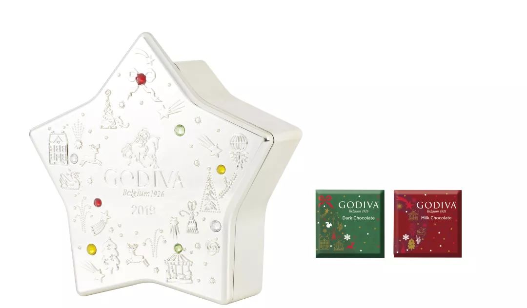 godiva2019圣诞节限定巧克力系列开启怦然惊喜
