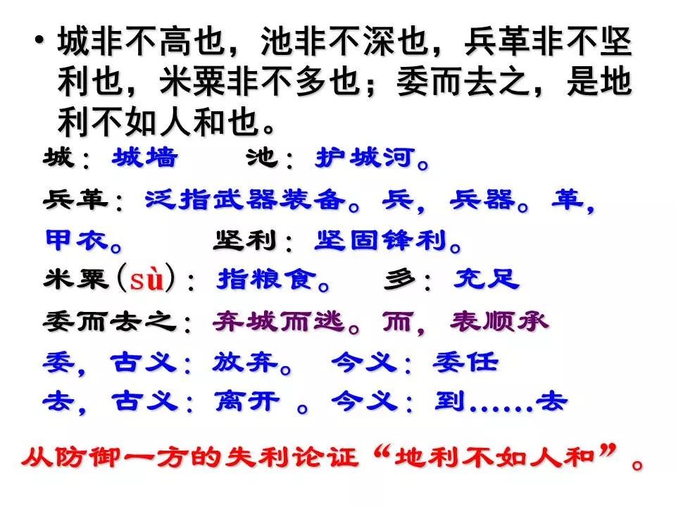 部编版初中八年级语文上册第21课孟子二章知识点图文解读