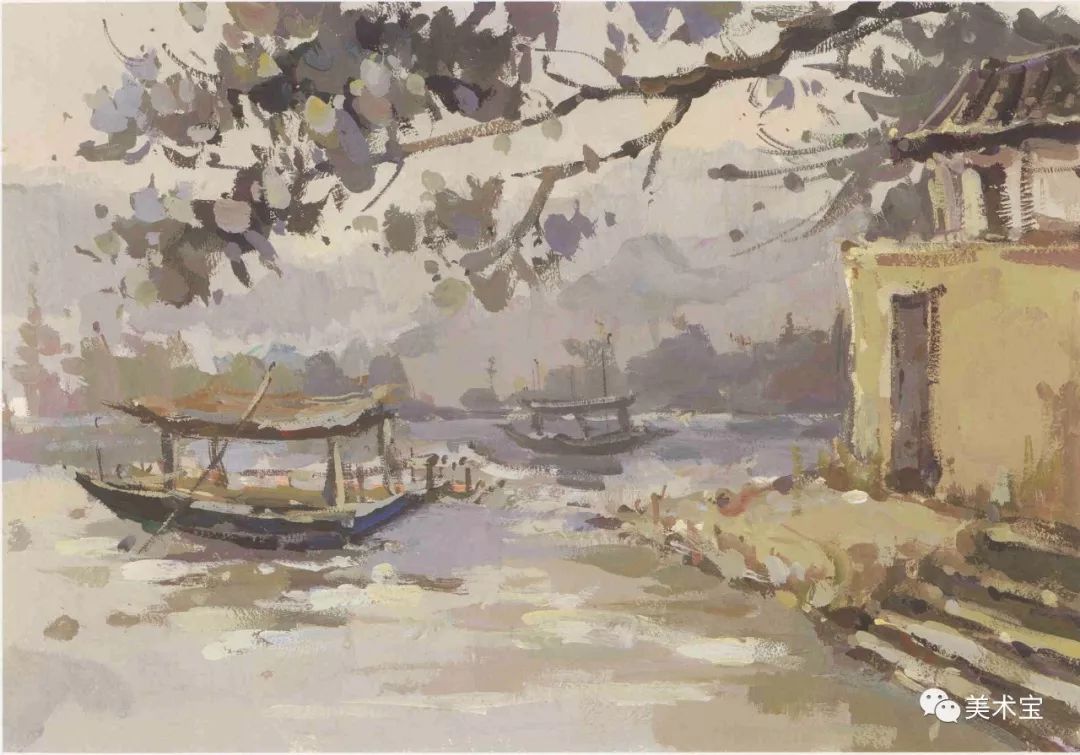 临摹精选丨色彩风景优秀范画
