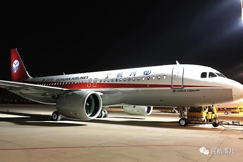 川航a320neo 摄影:朱梓楠