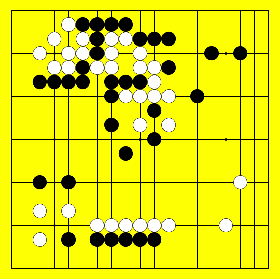 围棋中盘攻防|攻逼法2
