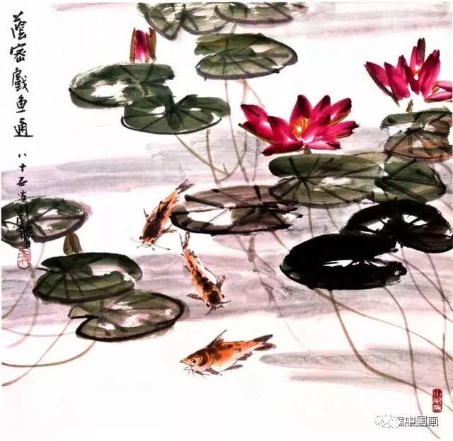 国画创作中用笔用墨用色技法详解,中国画技法之写意画鱼步骤图解