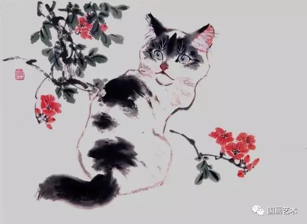 教程】小动物彩墨画法之猫的画法_手机搜狐网