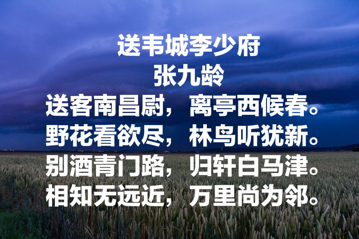 张九龄开元盛世最后名相诗被杜甫称赞他这十首诗你读过吗