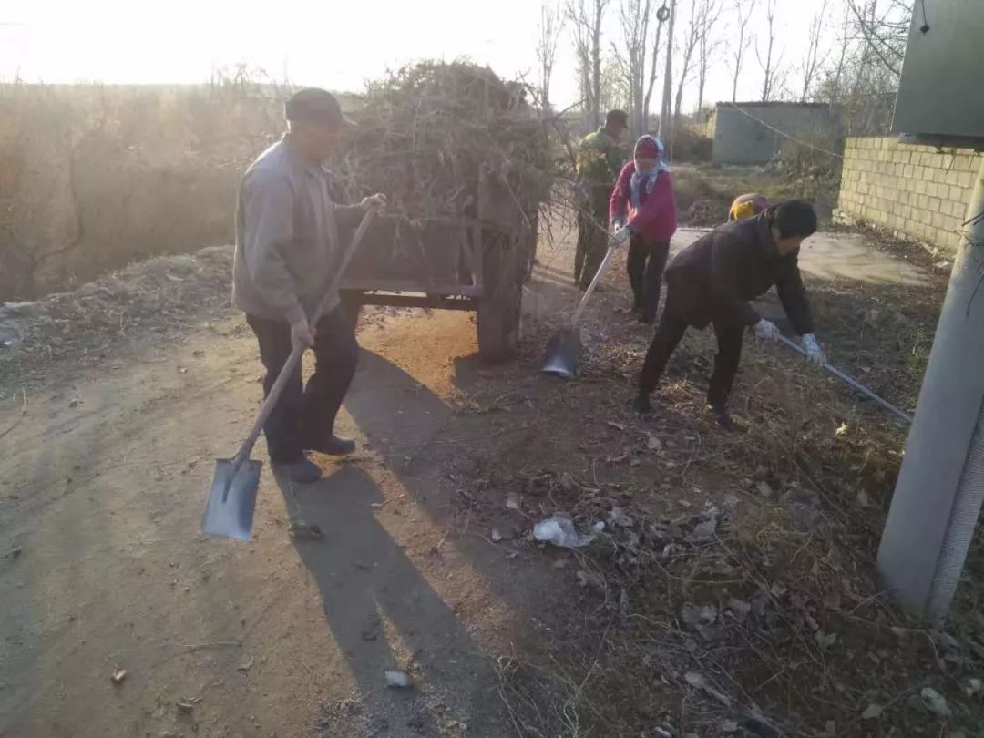 文明实践在岚山 | 寒冷冬日,碑廓镇农村人居环境整治再升温