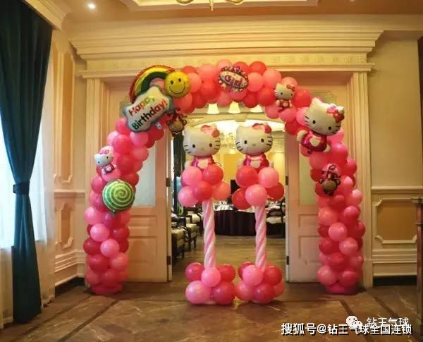 气球拱门适合宝宝宴,婚庆图片分享