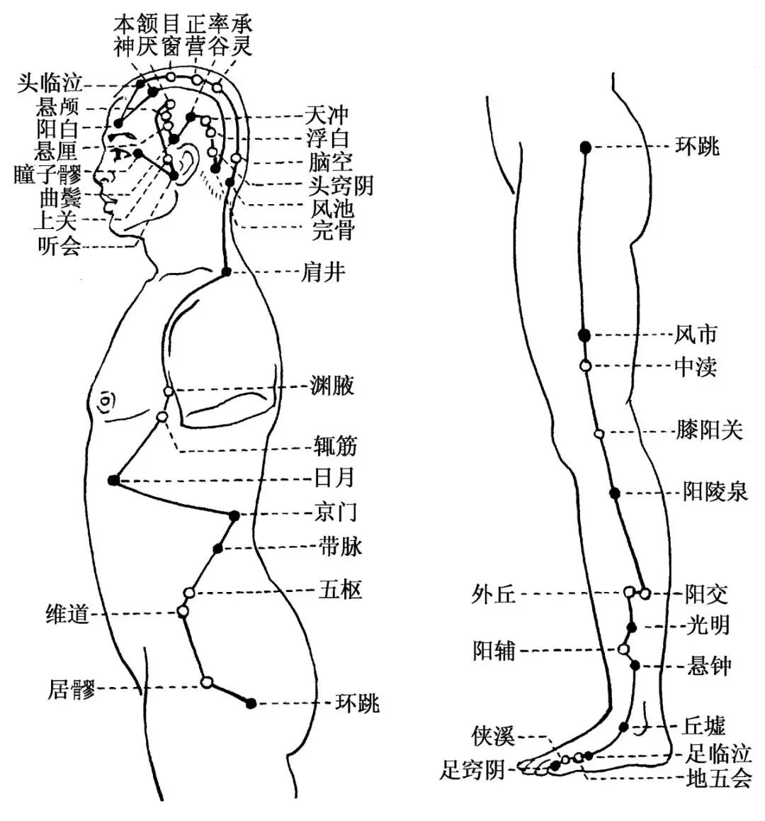 手厥阴心包经 2,肝火扰心 (1)双手交替拍打两侧足少阳胆经,足厥阴肝