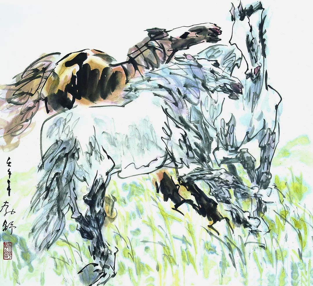 暖风(中国画) 刘勃舒