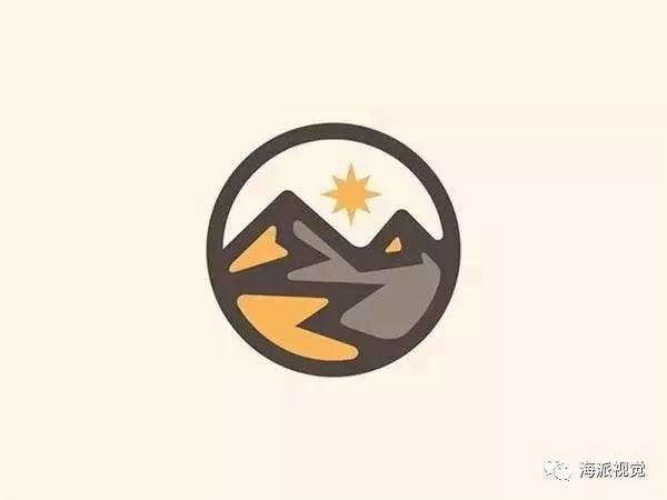 品牌logo以山为元素的logo设计