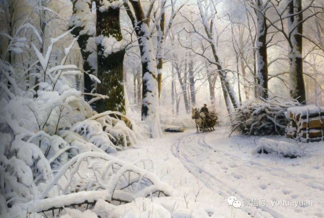 油画如何画出雪颜色