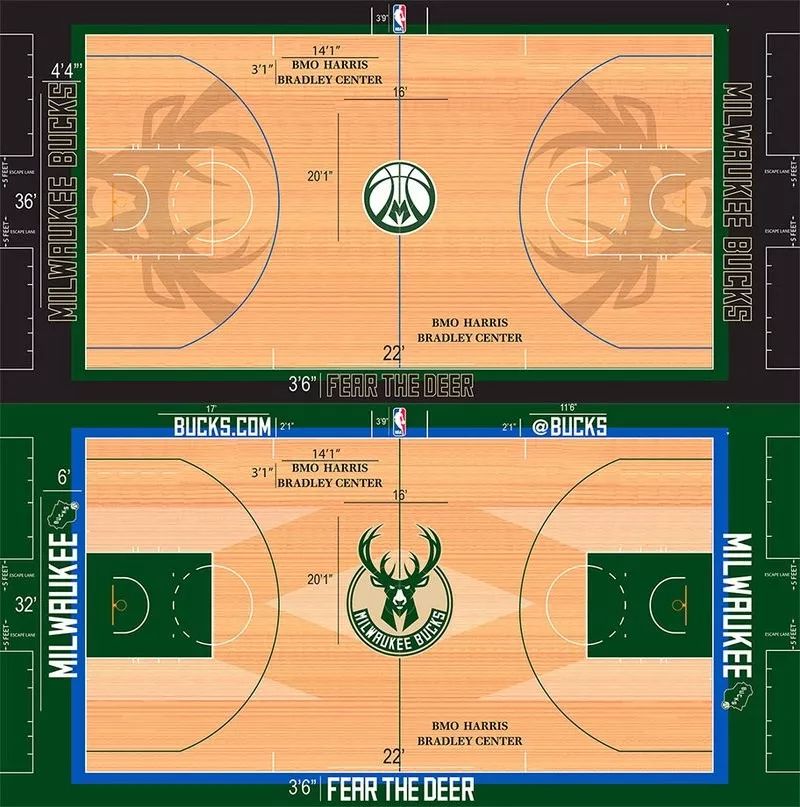 nba球员叱咤篮球界球场的地板有什么与众不同含30张球队地板图大放送